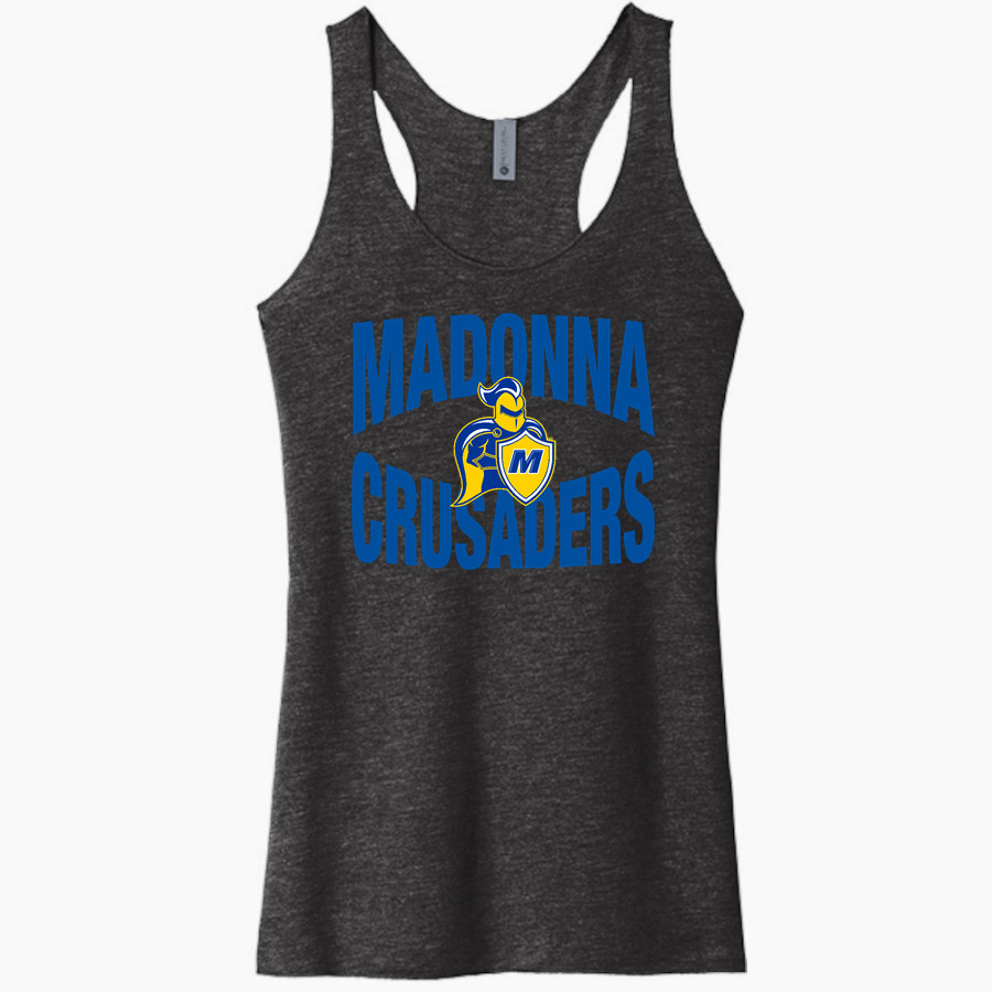 Madonna Crusaders Next Level Apparel Women's Tri-Blend Racerback Tank