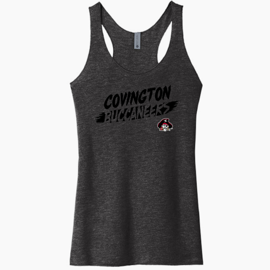 COVINGTON HIGH SCHOOL BUCCANEERS <span class="pdp-name-mascot">COVINGTON BUCCANEERS</span> Next Level Apparel Women's Tri-Blend Racerback Tank