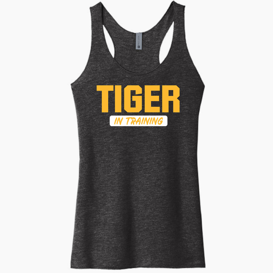 PRAIRIE GROVE HIGH SCHOOL TIGERS <span class="pdp-name-mascot">PRAIRIE GROVE TIGERS</span> Next Level Apparel Women's Tri-Blend Racerback Tank