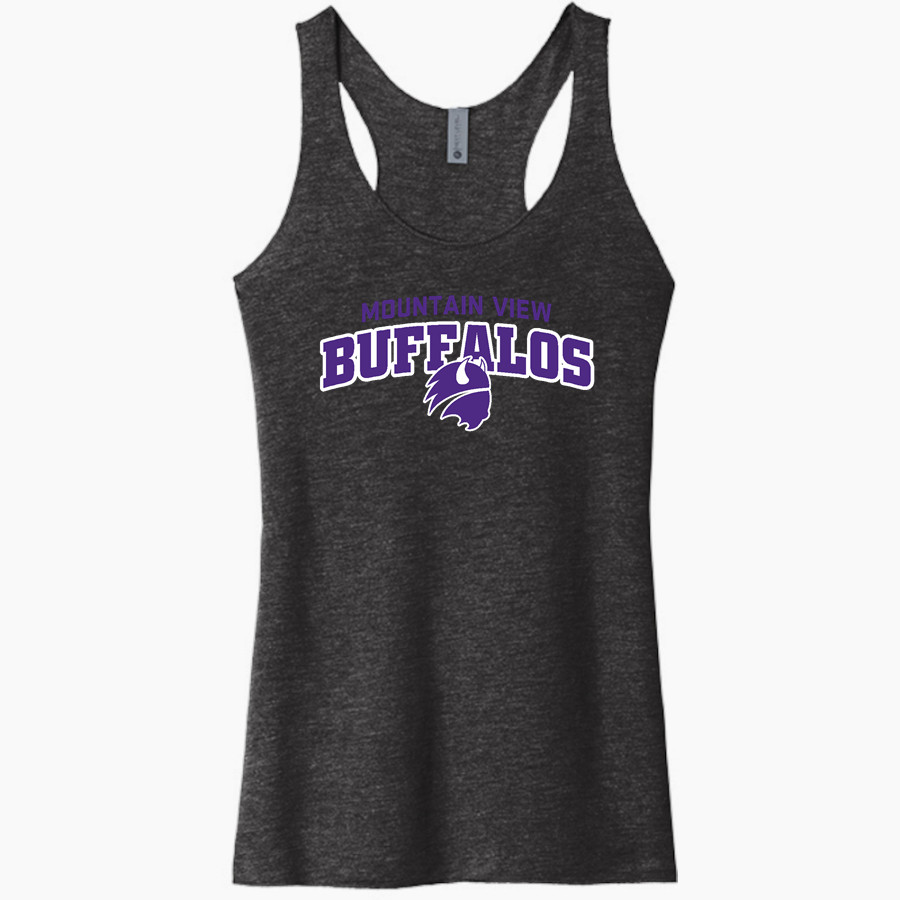 MOUNTAIN VIEW HIGH SCHOOL BUFFALOS <span class="pdp-name-mascot">MOUNTAIN VIEW BUFFALOS</span> Next Level Apparel Women's Tri-Blend Racerback Tank
