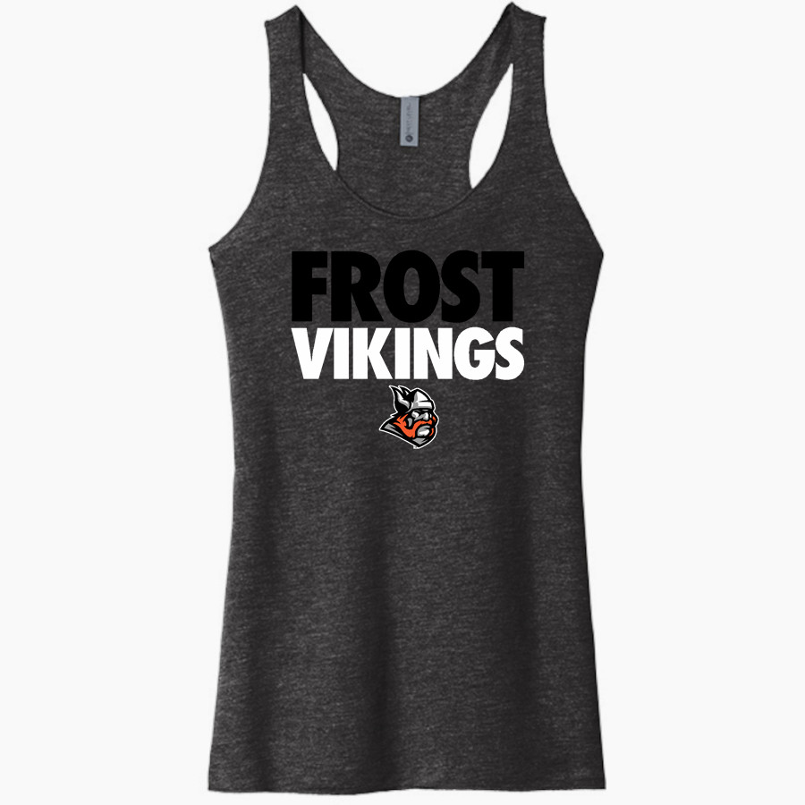 Frost Vikings <span class="pdp-name-mascot">Frost Vikings</span> Next Level Apparel Women's Tri-Blend Racerback Tank