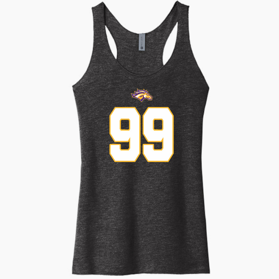 Rolling Meadows Mustangs <span class="pdp-name-mascot">Rolling Meadows High School Mustangs</span> Next Level Apparel Women's Tri-Blend Racerback Tank