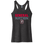 U. S. GRANT HIGH SCHOOL GENERALS <span class="pdp-name-mascot">U S GRANT GENERALS</span> Next Level Apparel Women's Tri-Blend Racerback Tank Front Thumbnail