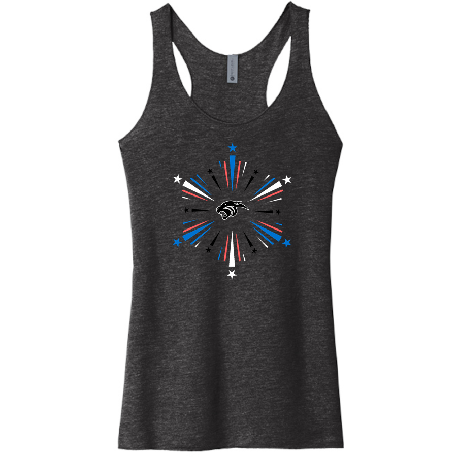 EDGEMONT HIGH SCHOOL PANTHERS <span class="pdp-name-mascot">EDGEMONT PANTHERS</span> Next Level Apparel Women's Tri-Blend Racerback Tank