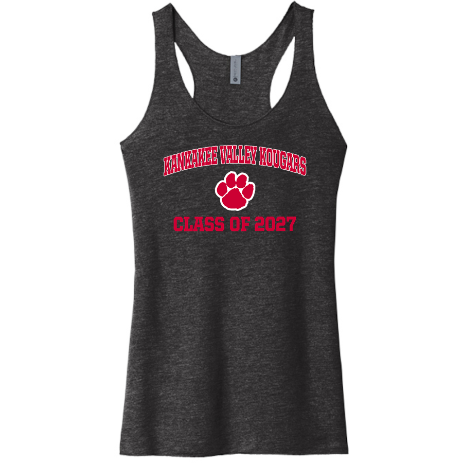 Kankakee Valley Kougars Kougars <span class="pdp-name-mascot">Kankakee Valley Kougars Kougars</span> Next Level Apparel Women's Tri-Blend Racerback Tank
