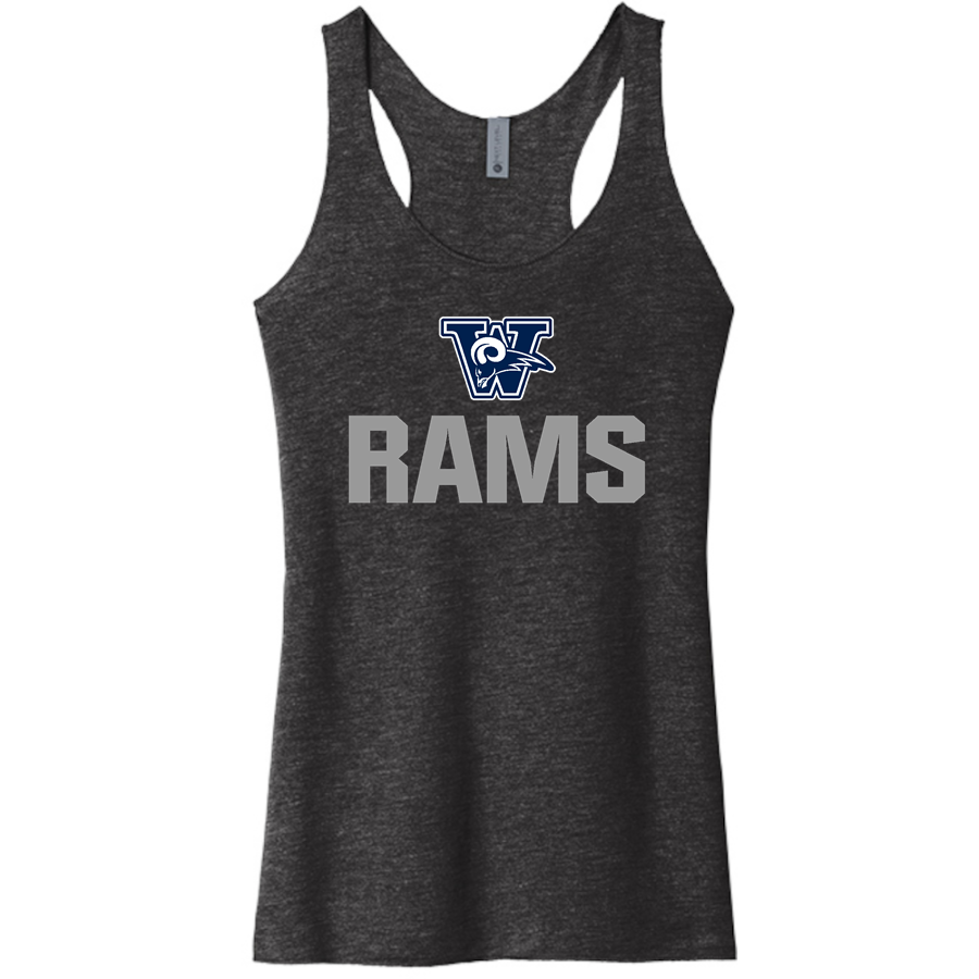 Weber Rams <span class="pdp-name-mascot">Weber Rams</span> Next Level Apparel Women's Tri-Blend Racerback Tank