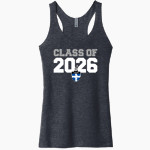 Lawrence University Vikings Online Store <span class="pdp-name-mascot">Lawrence</span> Next Level Apparel Women's Tri-Blend Racerback Tank Front Thumbnail