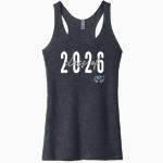 Saint Augustine's Falcons <span class="pdp-name-mascot">SAU Falcons</span> Next Level Apparel Women's Tri-Blend Racerback Tank Front Thumbnail