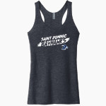 SAINT DOMINIC HIGH SCHOOL BAYHAWKS <span class="pdp-name-mascot">SAINT DOMINIC BAYHAWKS</span> Next Level Apparel Women's Tri-Blend Racerback Tank Front Thumbnail