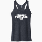 OLDENBURG ACADEMY TWISTERS <span class="pdp-name-mascot">OLDENBURG ACADEMY TWISTERS</span> Next Level Apparel Women's Tri-Blend Racerback Tank Front Thumbnail