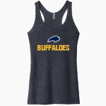 Elm Creek Buffaloes <span class="pdp-name-mascot">Elm Creek Buffaloes</span> Next Level Apparel Women's Tri-Blend Racerback Tank Front Thumbnail