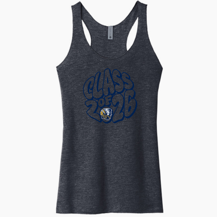 Massapequa Chiefs <span class="pdp-name-mascot">Massapequa Chiefs</span> Next Level Apparel Women's Tri-Blend Racerback Tank