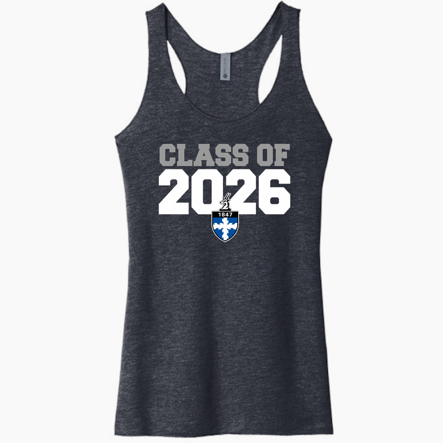 Lawrence University Vikings Online Store <span class="pdp-name-mascot">Lawrence</span> Next Level Apparel Women's Tri-Blend Racerback Tank