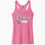 West Brunswick Trojans <span class="pdp-name-mascot">West Brunswick Trojans</span> Next Level Apparel Women's Tri-Blend Racerback Tank Front Thumbnail