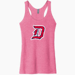 Dunedin Falcons <span class="pdp-name-mascot">Dunedin High School Falcons</span> Next Level Apparel Women's Tri-Blend Racerback Tank Front Thumbnail