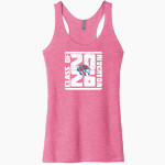 Riverton Hawks <span class="pdp-name-mascot">Riverton</span> Next Level Apparel Women's Tri-Blend Racerback Tank Front Thumbnail