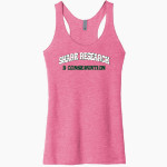 Shark Research & Conservation The Official Online Store Next Level Apparel Women's Tri-Blend Racerback Tank Front Thumbnail