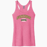 Yakima Sunkings Sunkings Next Level Apparel Women's Tri-Blend Racerback Tank Front Thumbnail
