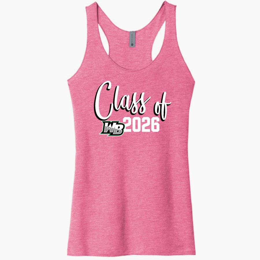 West Brunswick Trojans <span class="pdp-name-mascot">West Brunswick Trojans</span> Next Level Apparel Women's Tri-Blend Racerback Tank