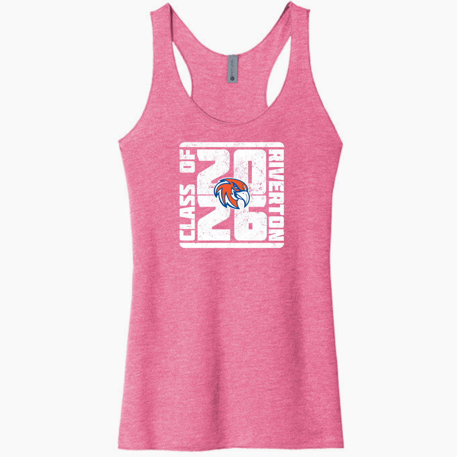 Riverton Hawks <span class="pdp-name-mascot">Riverton</span> Next Level Apparel Women's Tri-Blend Racerback Tank
