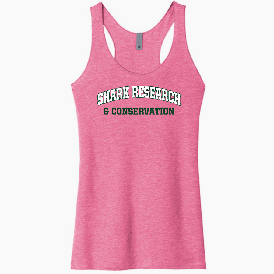 Shark Research & Conservation The Official Online Store Next Level Apparel Women's Tri-Blend Racerback Tank