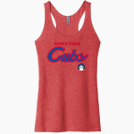 NORTH PINES CUBS Next Level Apparel Women's Tri-Blend Racerback Tank Front Thumbnail