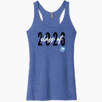 Crow Tigers Next Level Apparel Women's Tri-Blend Racerback Tank Front Thumbnail