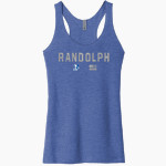 RANDOLPH HIGH SCHOOL RO-HAWKS Next Level Apparel Women's Tri-Blend Racerback Tank Front Thumbnail
