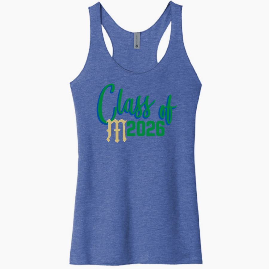 MCKAY HIGH SCHOOL ROYAL SCOTS <span class="pdp-name-mascot">McKAY ROYAL SCOTS</span> Next Level Apparel Women's Tri-Blend Racerback Tank