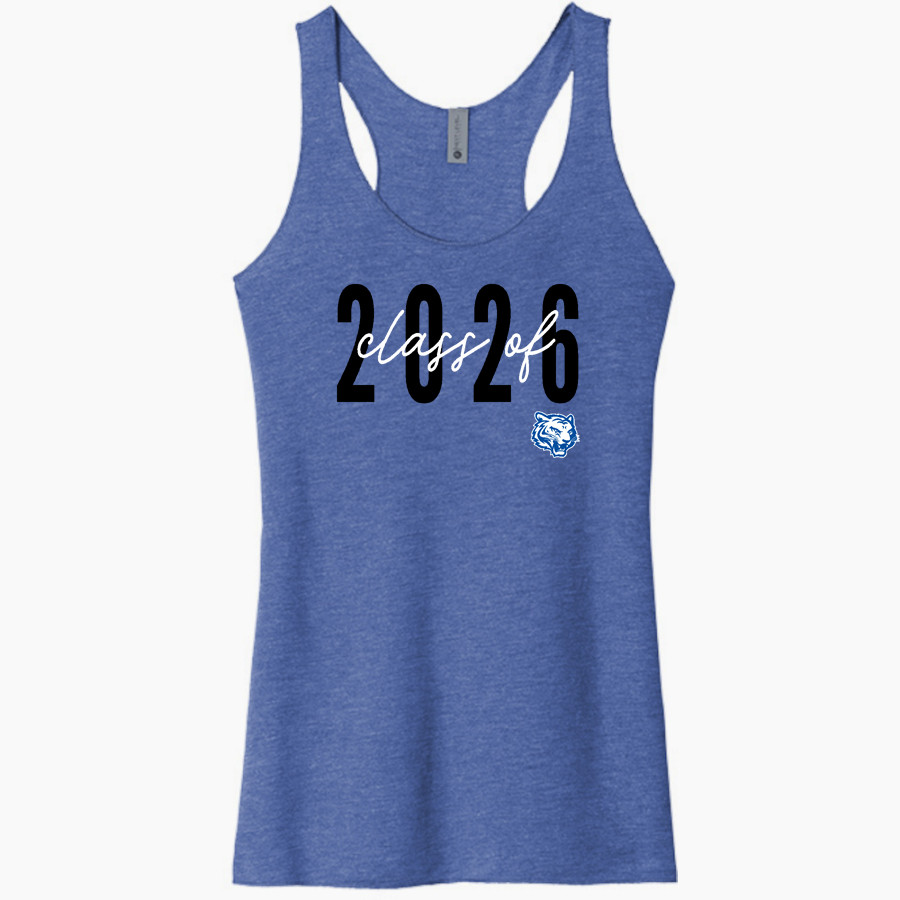 Crow Tigers Next Level Apparel Women's Tri-Blend Racerback Tank