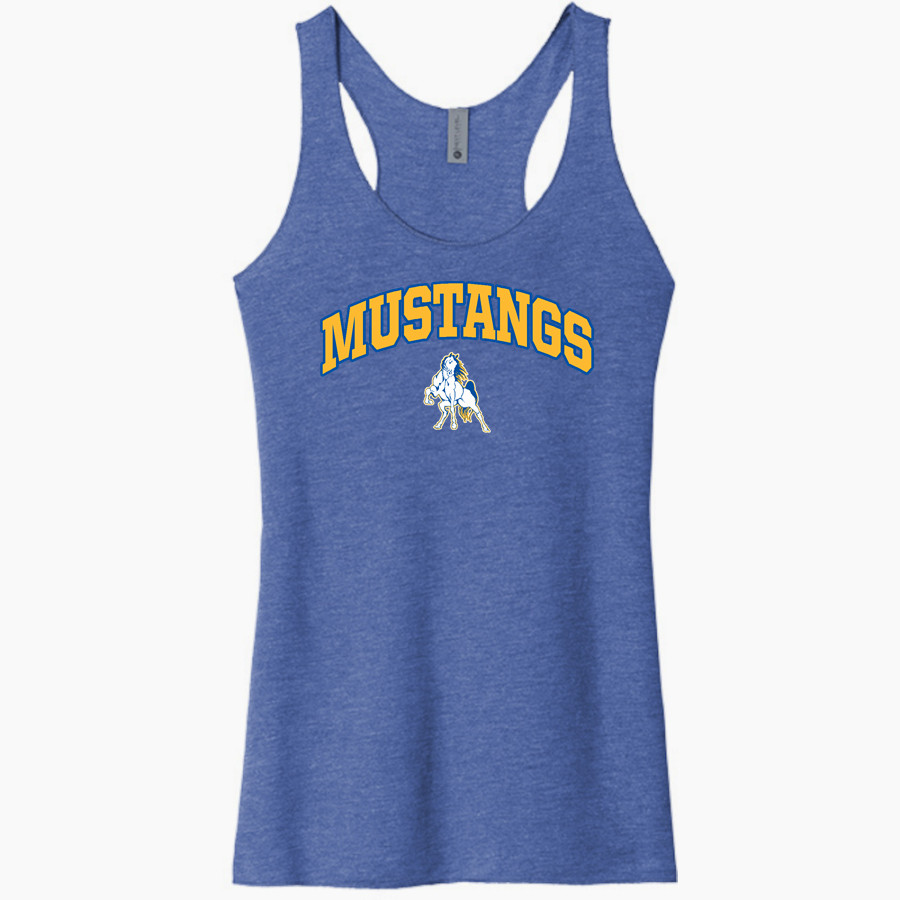 Greasewood Springs Community School Mustangs <span class="pdp-name-mascot">Greasewood Spring Community School Mustangs</span> Next Level Apparel Women's Tri-Blend Racerback Tank