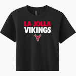 La Jolla Vikings Next Level Apparel Women's Heavyweight Boxy Tee Front Thumbnail