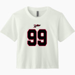 Ricardo Estrada Falcons Next Level Apparel Women's Heavyweight Boxy Tee Front Thumbnail