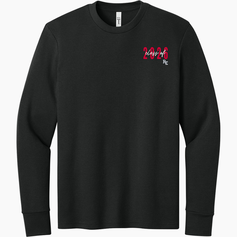 River Edge Little League <span class="pdp-name-mascot">River Edge Little League</span> Next Level Apparel Unisex Ideal Thermal Long Sleeve Tee