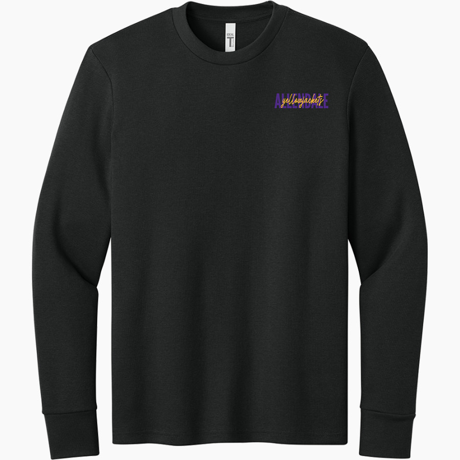 Allendale Yellowjackets <span class="pdp-name-mascot">Allendale Yellowjackets</span> Next Level Apparel Unisex Ideal Thermal Long Sleeve Tee