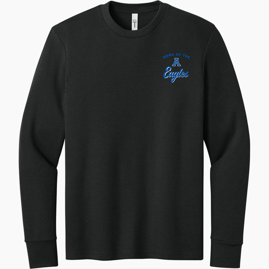 AHS leads official sideline store <span class="pdp-name-mascot">AIRPORT EAGLES</span> Next Level Apparel Unisex Ideal Thermal Long Sleeve Tee