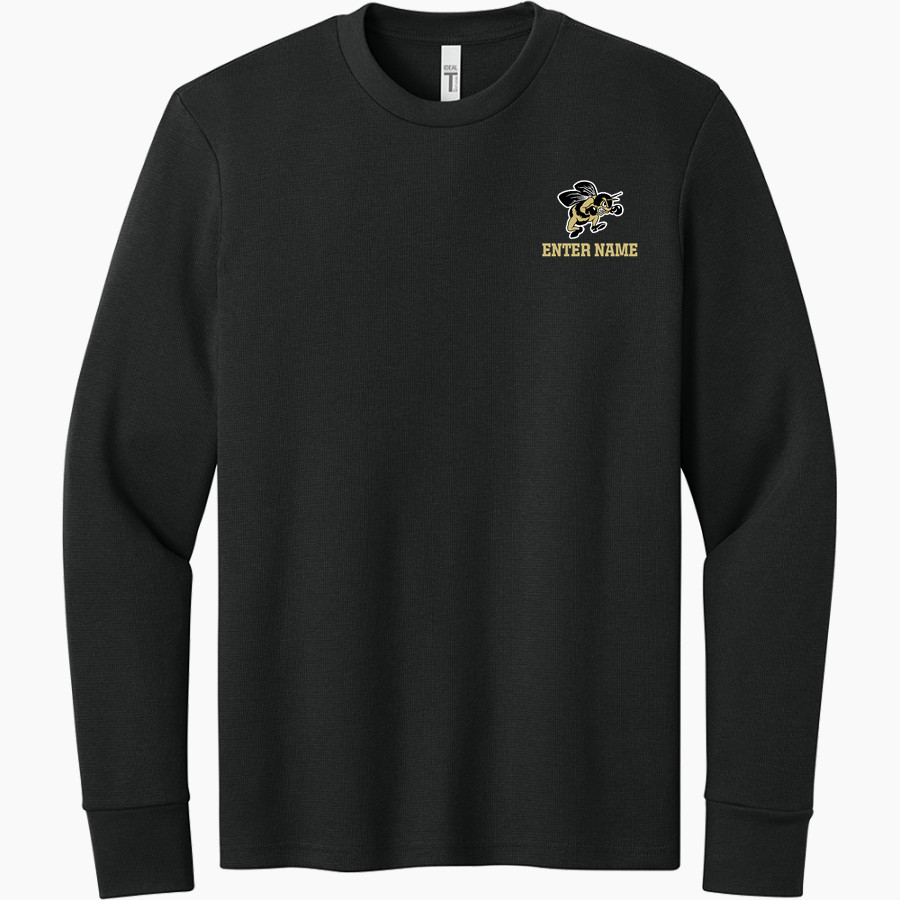 PERRYSBURG HIGH SCHOOL YELLOW JACKETS <span class="pdp-name-mascot">PERRYSBURG YELLOW JACKETS</span> Next Level Apparel Unisex Ideal Thermal Long Sleeve Tee