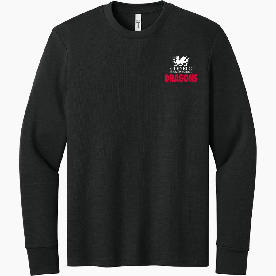 GLENELG COUNTRY SCHOOL DRAGONS <span class="pdp-name-mascot">GLENELG COUNTRY DRAGONS</span> Next Level Apparel Unisex Ideal Thermal Long Sleeve Tee