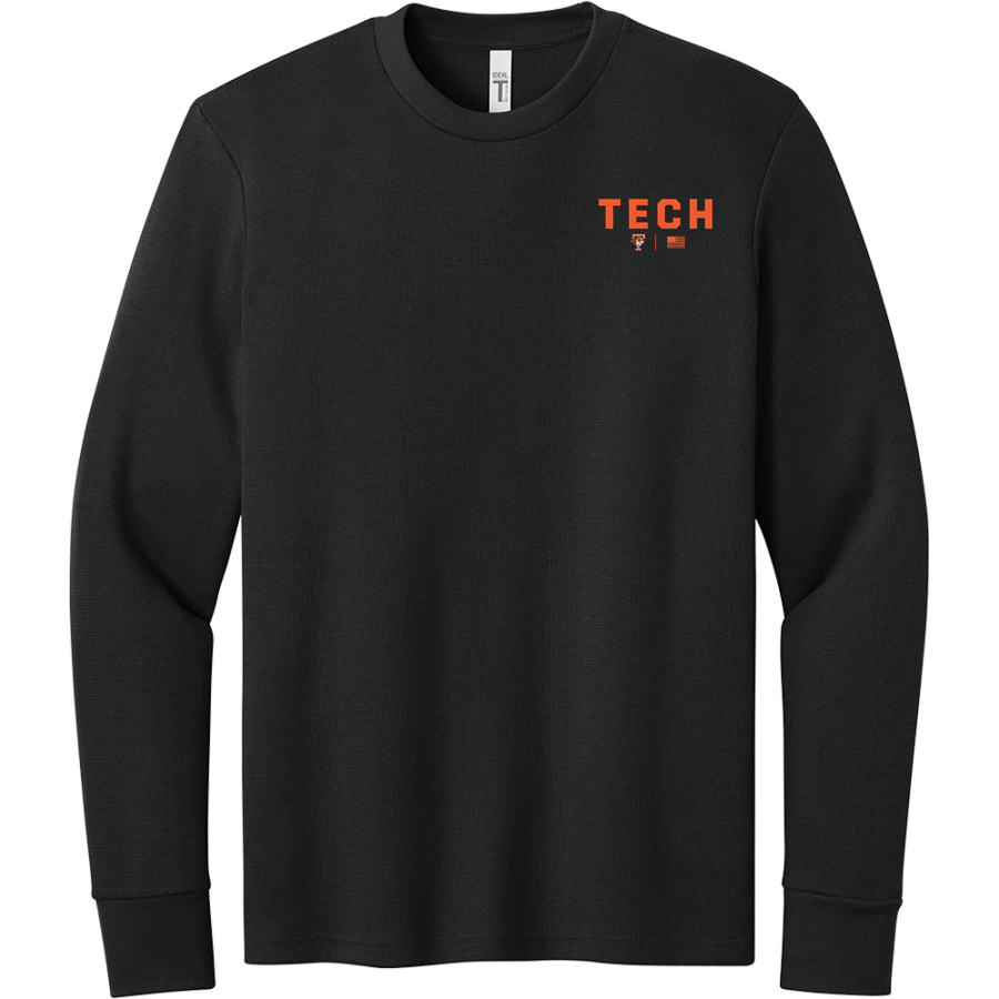 Tech High School Tigers <span class="pdp-name-mascot">Tech High School</span> Next Level Apparel Unisex Ideal Thermal Long Sleeve Tee