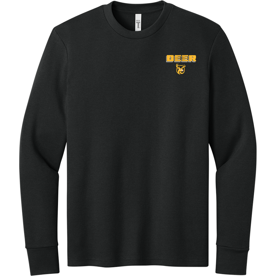 DEER PARK HIGH SCHOOL DEER <span class="pdp-name-mascot">DEER PARK DEER</span> Next Level Apparel Unisex Ideal Thermal Long Sleeve Tee