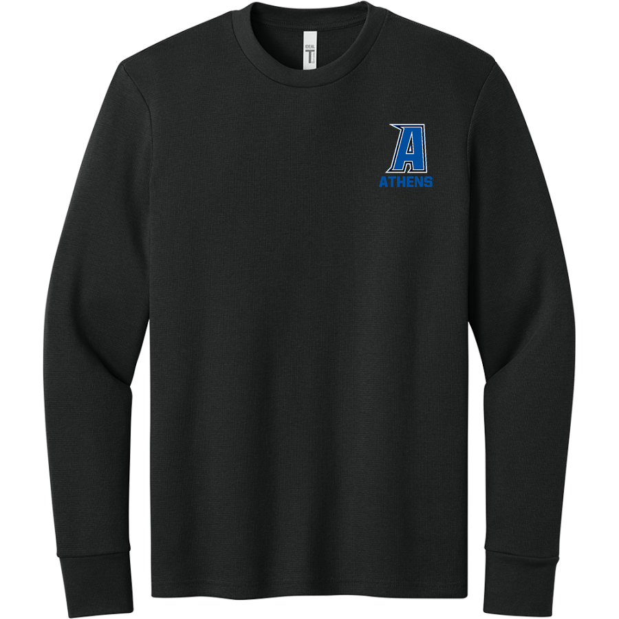 ATHENS HIGH SCHOOL BLUEJAYS <span class="pdp-name-mascot">ATHENS BLUEJAYS</span> Next Level Apparel Unisex Ideal Thermal Long Sleeve Tee