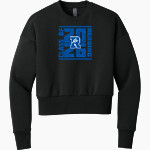 READING SENIOR HIGH SCHOOL BLUE DEVILS <span class="pdp-name-mascot">READING BLUE DEVILS</span> Next Level Apparel Women's Heavyweight Sweatshirt Front Thumbnail