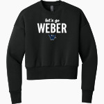 Weber Rams Next Level Apparel Women's Heavyweight Sweatshirt Front Thumbnail