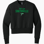 SMITHVILLE R-2 HIGH SCHOOL WARRIORS <span class="pdp-name-mascot">SMITHVILLE WARRIORS</span> Next Level Apparel Women's Heavyweight Sweatshirt Front Thumbnail