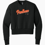 CROOMS ACADEMY PANTHERS Next Level Apparel Women's Heavyweight Sweatshirt Front Thumbnail