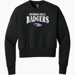 Spring Hill Badgers <span class="pdp-name-mascot">Spring Hill Badgers</span> Next Level Apparel Women's Heavyweight Sweatshirt Front Thumbnail
