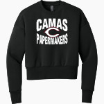 CAMAS PAPERMAKERS The Official Online Store <span class="pdp-name-mascot">CAMAS PAPERMAKERS</span> Next Level Apparel Women's Heavyweight Sweatshirt Front Thumbnail