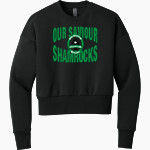 Our Saviour Shamrocks <span class="pdp-name-mascot">Our Saviour Shamrocks</span> Next Level Apparel Women's Heavyweight Sweatshirt Front Thumbnail