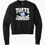 Tufts Jumbos <span class="pdp-name-mascot">Tufts University Jumbos</span> Next Level Apparel Women's Heavyweight Sweatshirt Front Thumbnail
