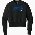 BRUNSWICK ATHLETIC FOUNDATION GO BIG BLUE <span class="pdp-name-mascot">BRUNSWICK BLUE DEVILS</span> Next Level Apparel Women's Heavyweight Sweatshirt Front Thumbnail